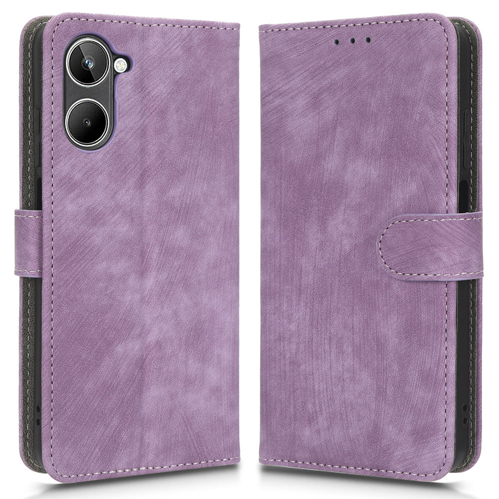 RFID Blocking Anti-scratch Phone Case For Realme 10 4G Anti-fall Magnetic PU Leather Phone Cover with Wallet Stand RFID Blocking Anti-scratch Phone Case For Realme 10 4G Anti-fall Magnetic PU Leather Phone Cover with Wallet Stand